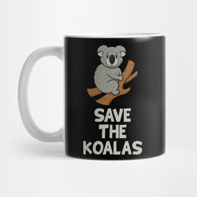 Save the Koalas Cute Australian Koala by mstory